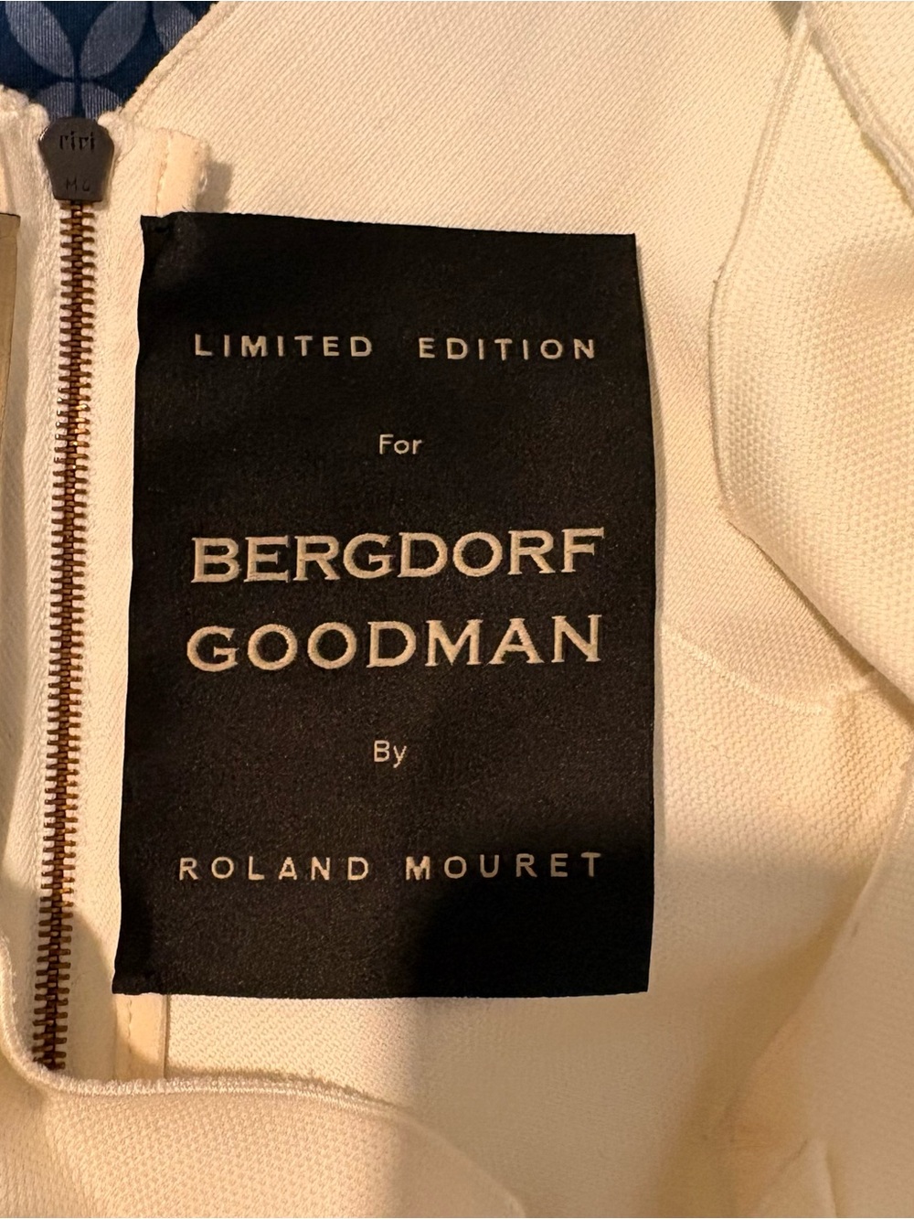 Roland Mouret For Bergdrof Goodman Sheath Dress In Off White Size US 2 - Picture 11 of 16